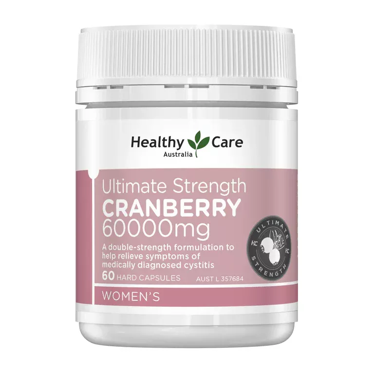 Healthy Care Ultimate Strength Cranberry 60000mg - 60 capsules Healthy Care Ultimate Cranberry 60000 - 60 Capsules - Image 1