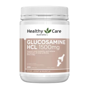 Healthy Care Glucosamine Hydrochloride HCL 1500mg 400 Tablets - Gân khớp khỏe mạnh